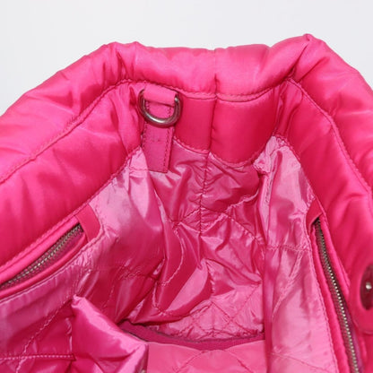 Prada Bomber Tessuto, Pink, Nylon, Tote Bag