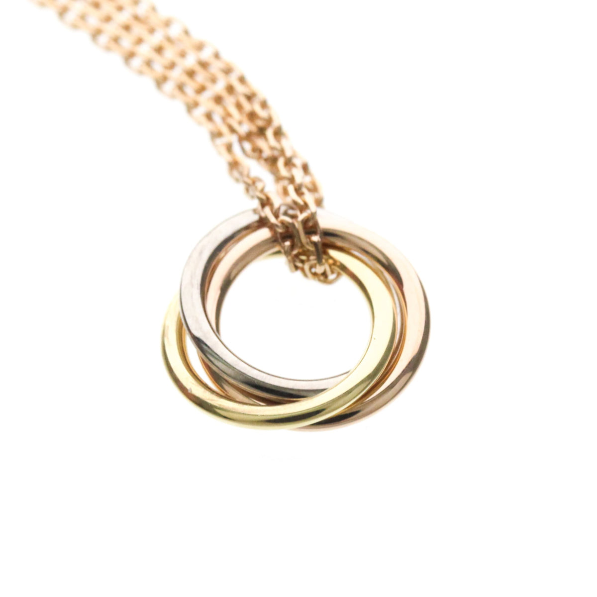 Cartier Trinity Choker 18K Tricolor Gold, Gold, Gold, Necklace
