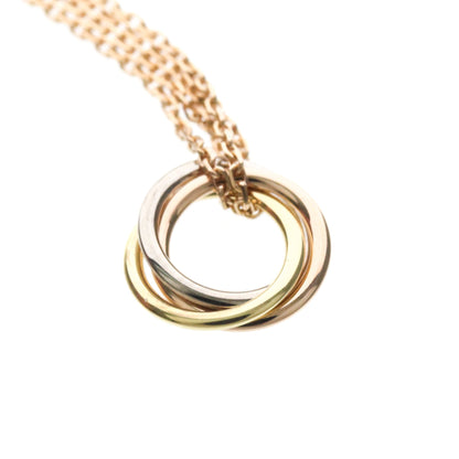 Cartier Trinity Choker 18K Tricolor Gold, Gold, Gold, Necklace