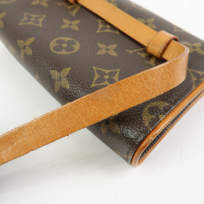 Louis Vuitton Florentine Waist Monogram Canvas, Brown, Canvas, Handbag