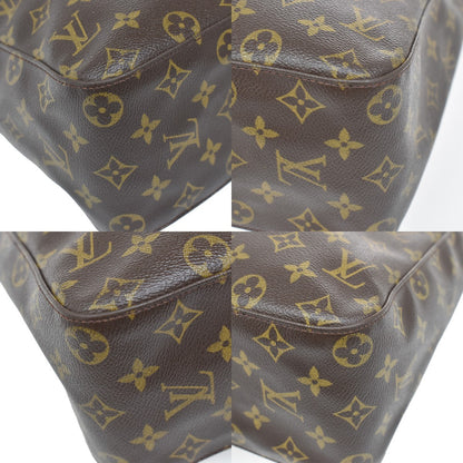 Louis Vuitton Looping Monogram Canvas, Brown, Canvas, Handbag