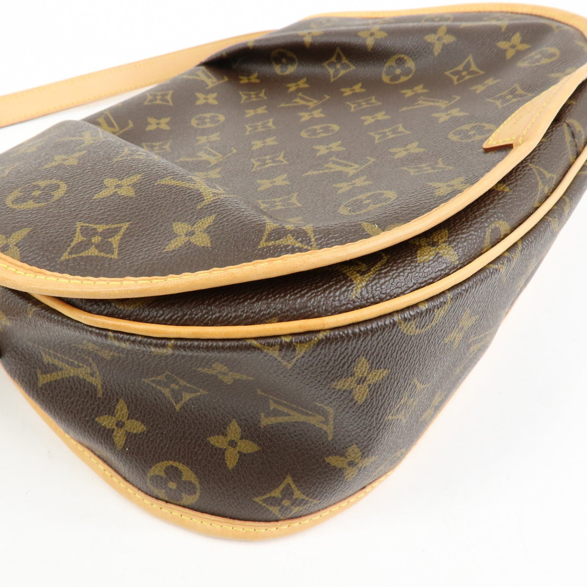 Louis Vuitton Menilmontant Monogram Canvas, Brown, Canvas, Handbag