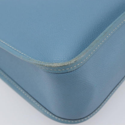 Hermes Vespa Courchevel, Blue, Leather, Shoulder Bag