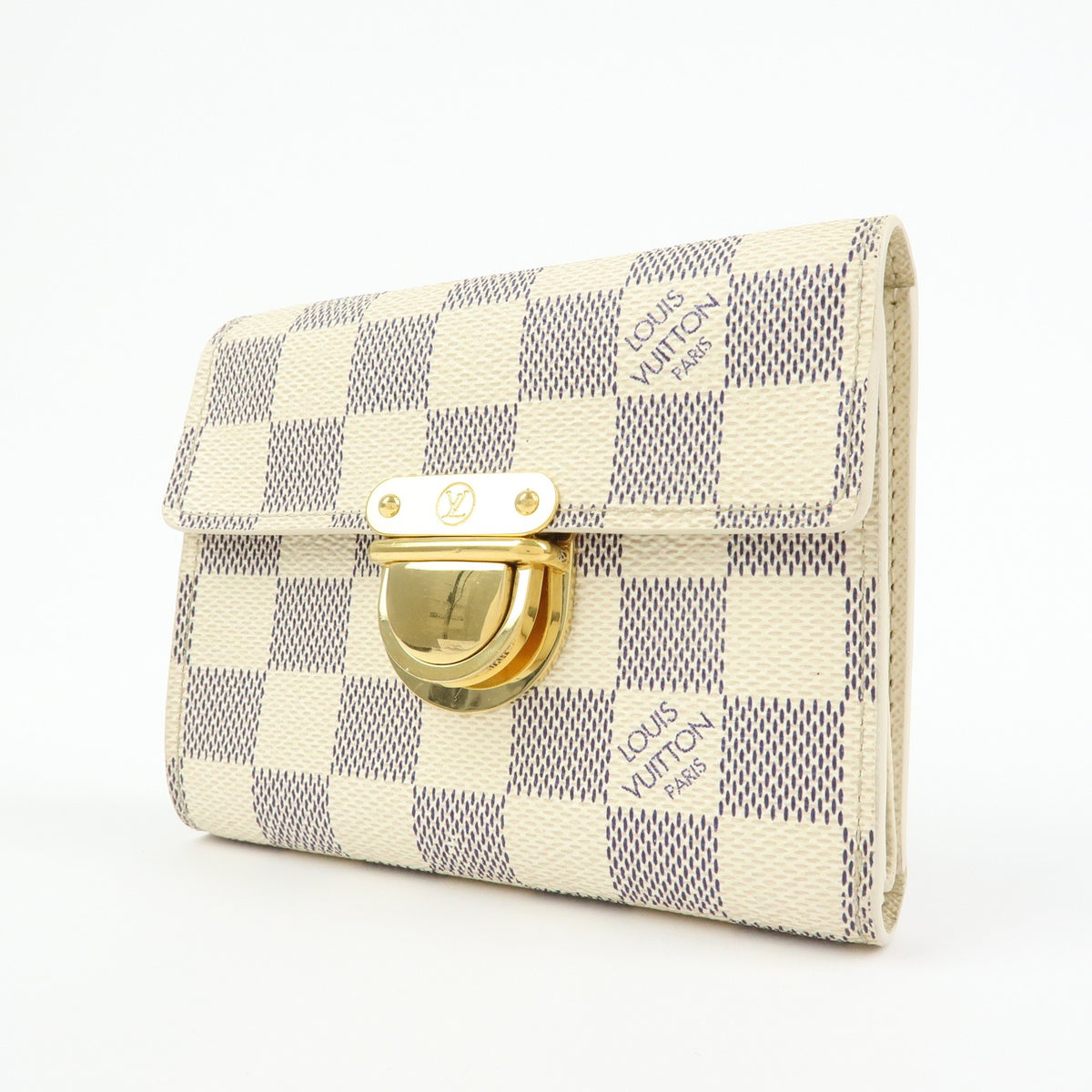 Louis Vuitton Koala Damier, Beige, Canvas, Wallet