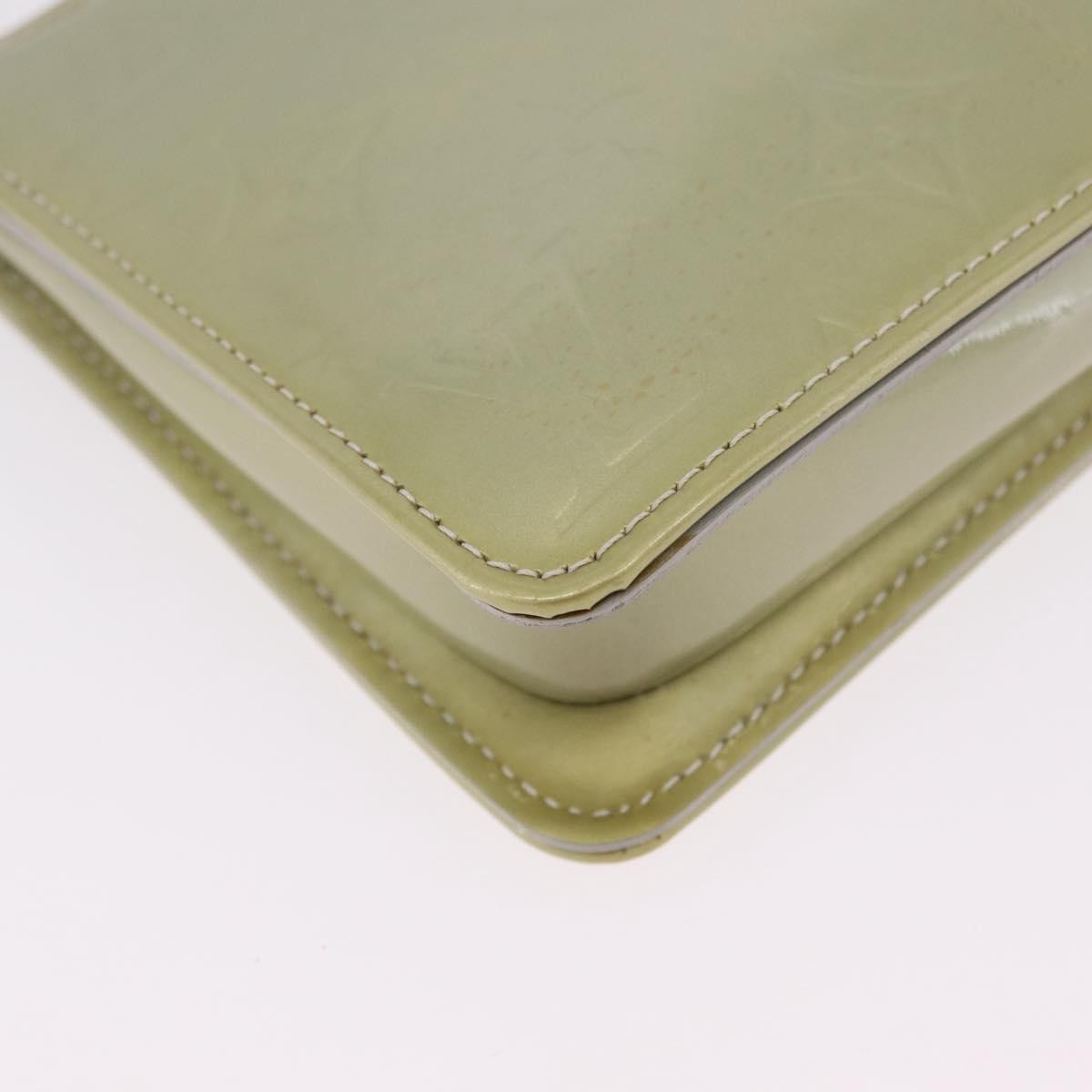 Louis Vuitton Lexington Pochette Monogram Vernis, Beige, Patent Leather, Clutch