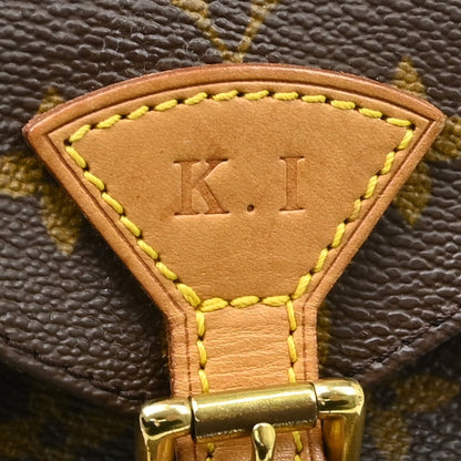 Louis Vuitton Vintage Montsouris Monogram Canvas, Brown, Canvas, Backpack