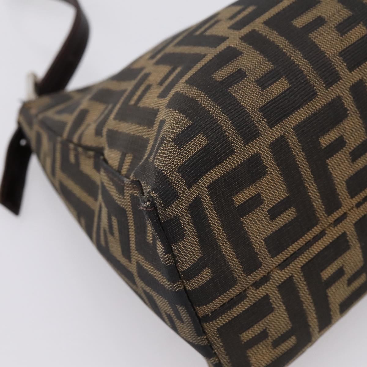 Fendi Mamma Baguette Shoulder Bag Zucca Canvas, Black, Canvas, Handbag