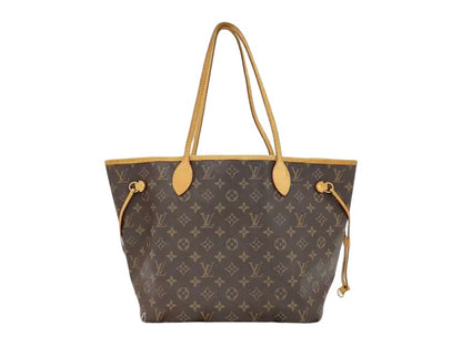 Louis Vuitton Neverfull Monogram, Brown, Canvas, Tote Bag