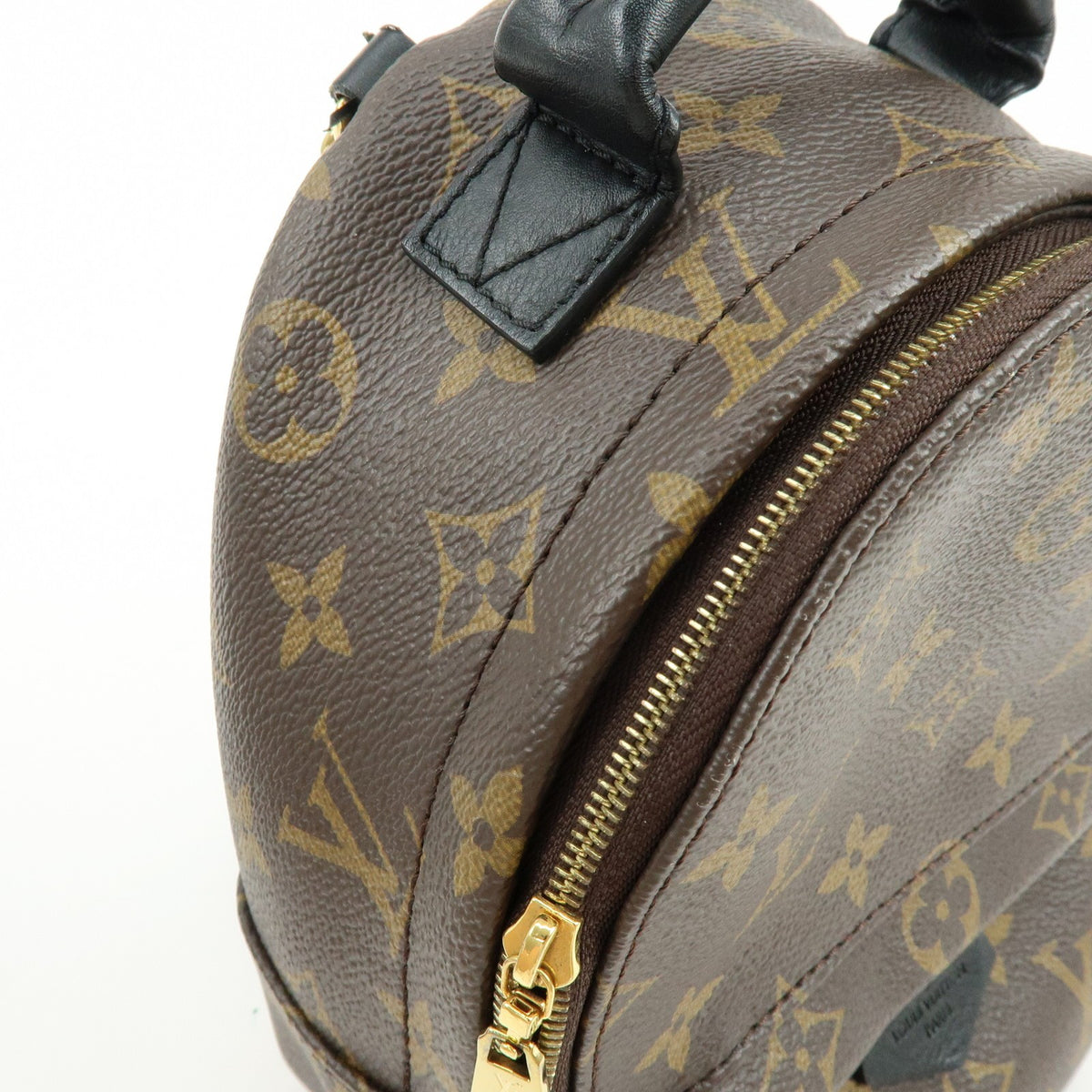 Louis Vuitton Palm Springs Monogram Canvas, Brown, Canvas, Backpack