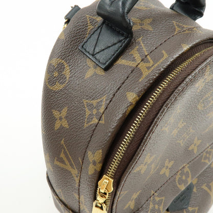 Louis Vuitton Palm Springs Monogram Canvas, Brown, Canvas, Backpack