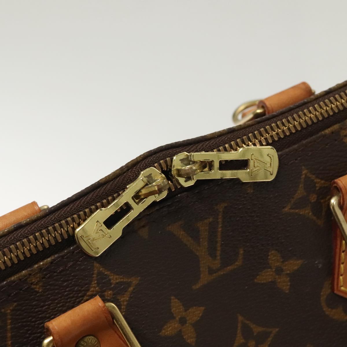 Louis Vuitton Alma Handbag Monogram Canvas, BROWN, CANVAS, Handbag
