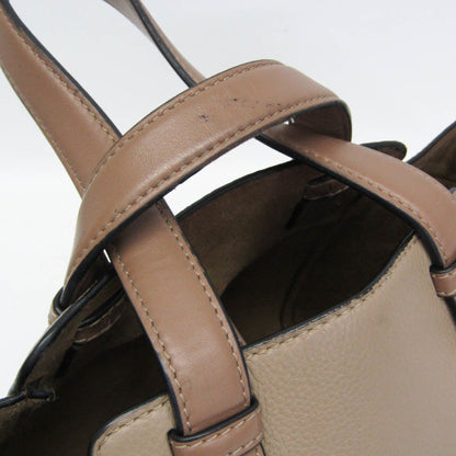 Loewe Hammock Nugget Leather, Beige, Leather, Handbag