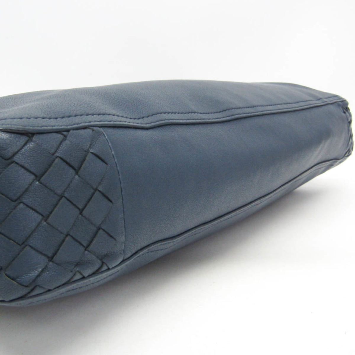 Bottega Veneta Intrecciato Leather, Navy, Leather, Briefcase