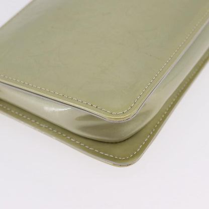 Louis Vuitton Lexington Pochette Monogram Vernis, Beige, Patent Leather, Clutch