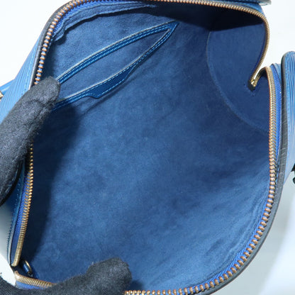 Louis Vuitton Soufflot Epi Leather, Blue, Leather, Tote Bag