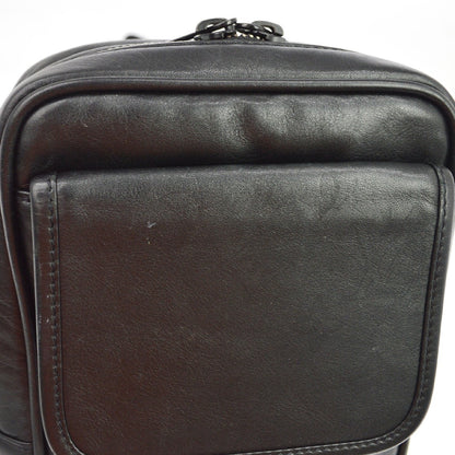Louis Vuitton Peonia Leather, Black, Leather, Crossbody Bag