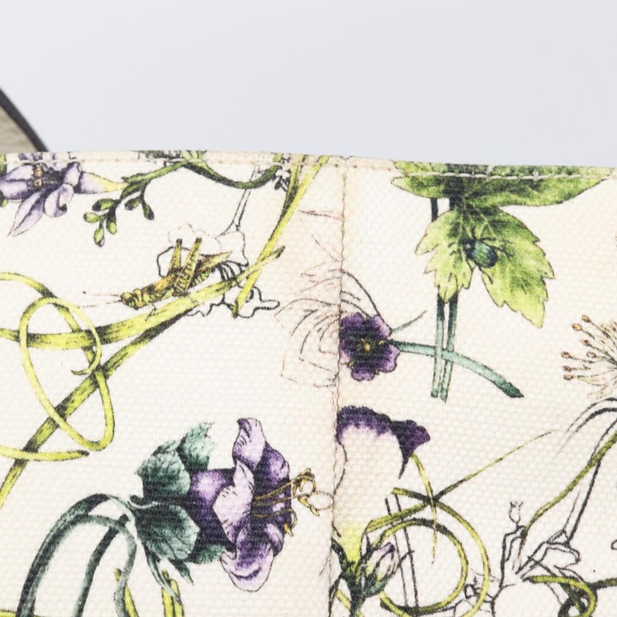 Gucci Open Flora Canvas, Multicolour, Canvas, Tote Bag