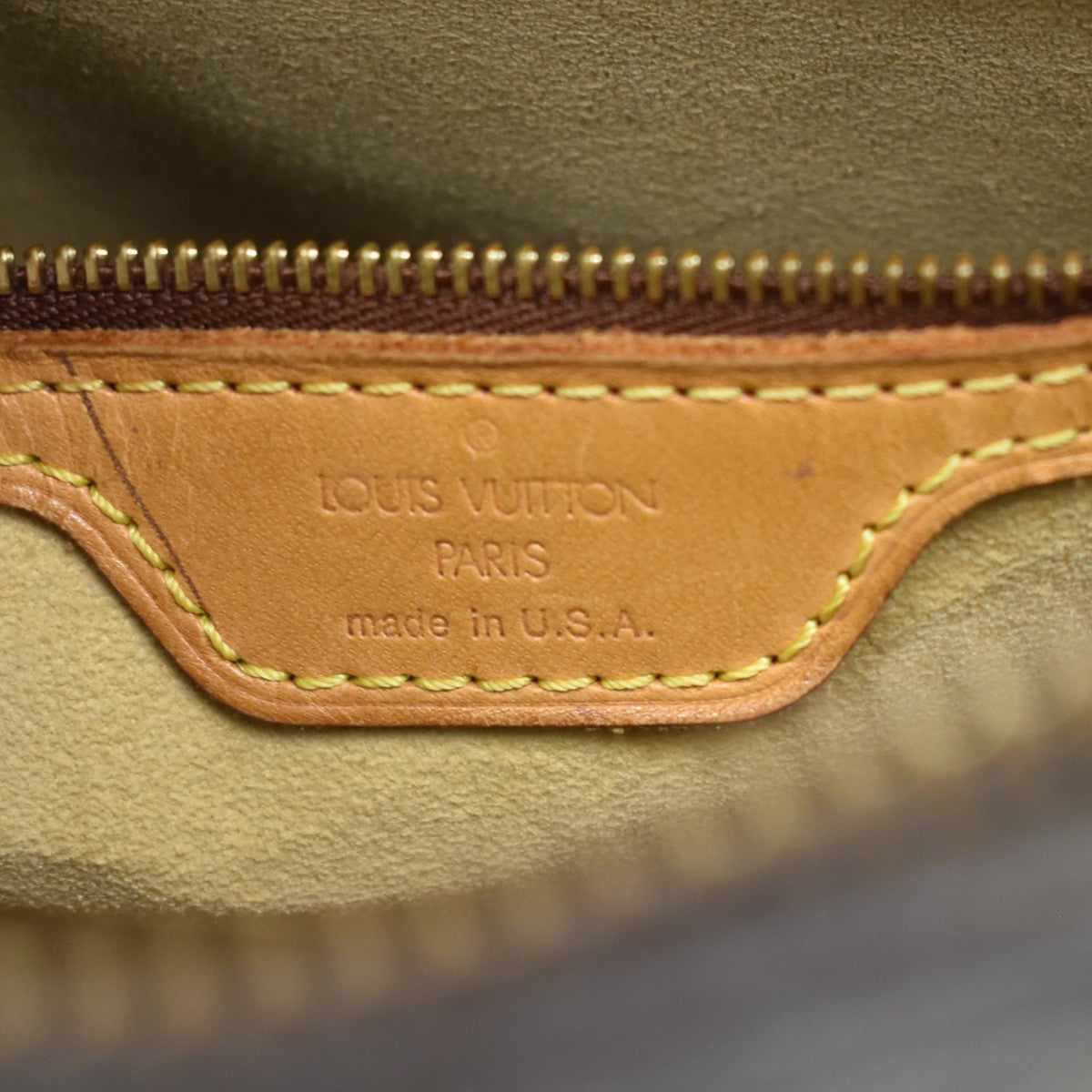 Louis Vuitton Looping Monogram Canvas, Brown, Canvas, Handbag