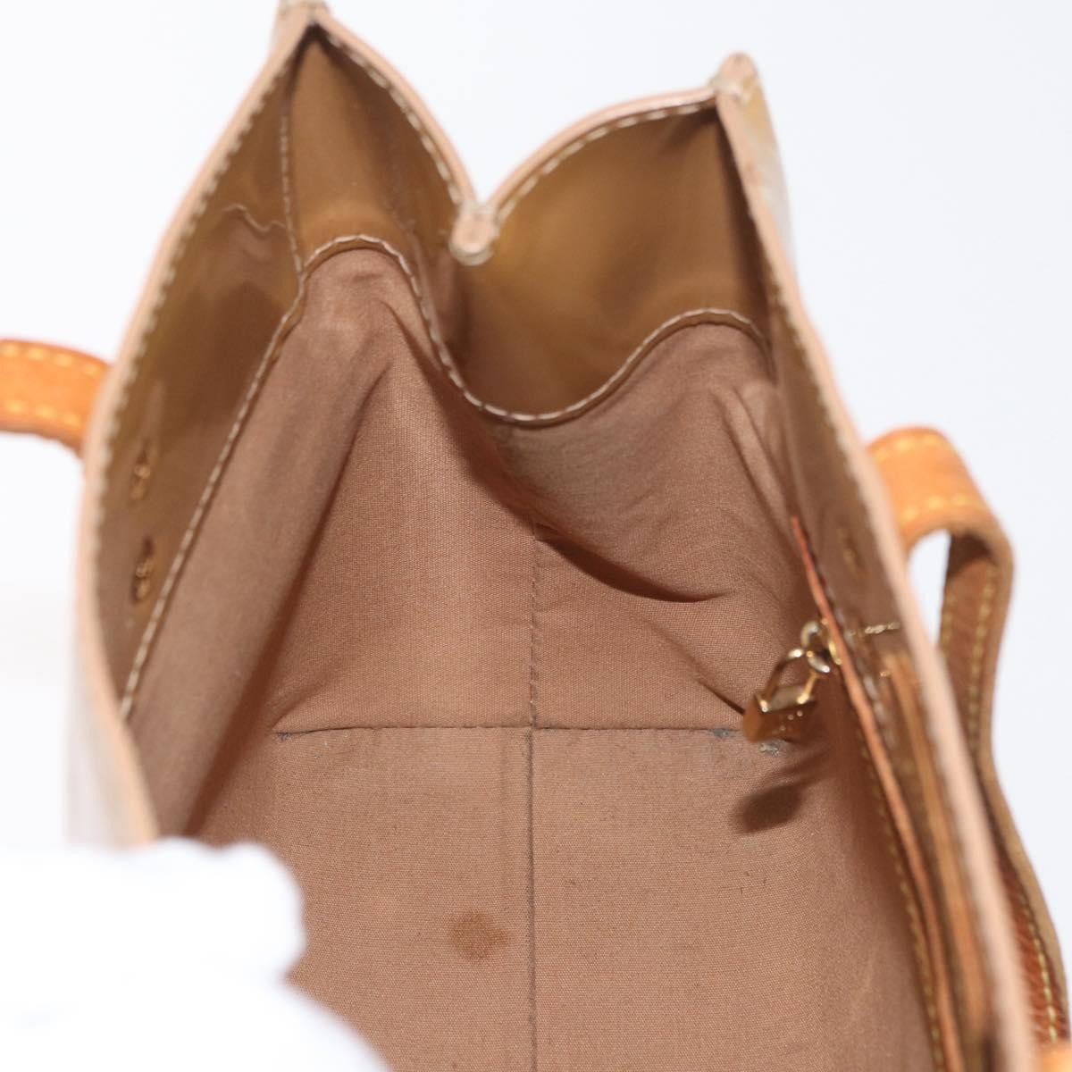 Louis Vuitton Reade Monogram Vernis, Brown, Patent Leather, Handbag