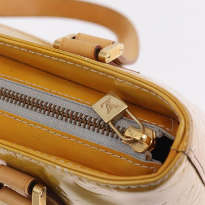 Louis Vuitton Houston Monogram Vernis, Yellow, Patent Leather, Handbag