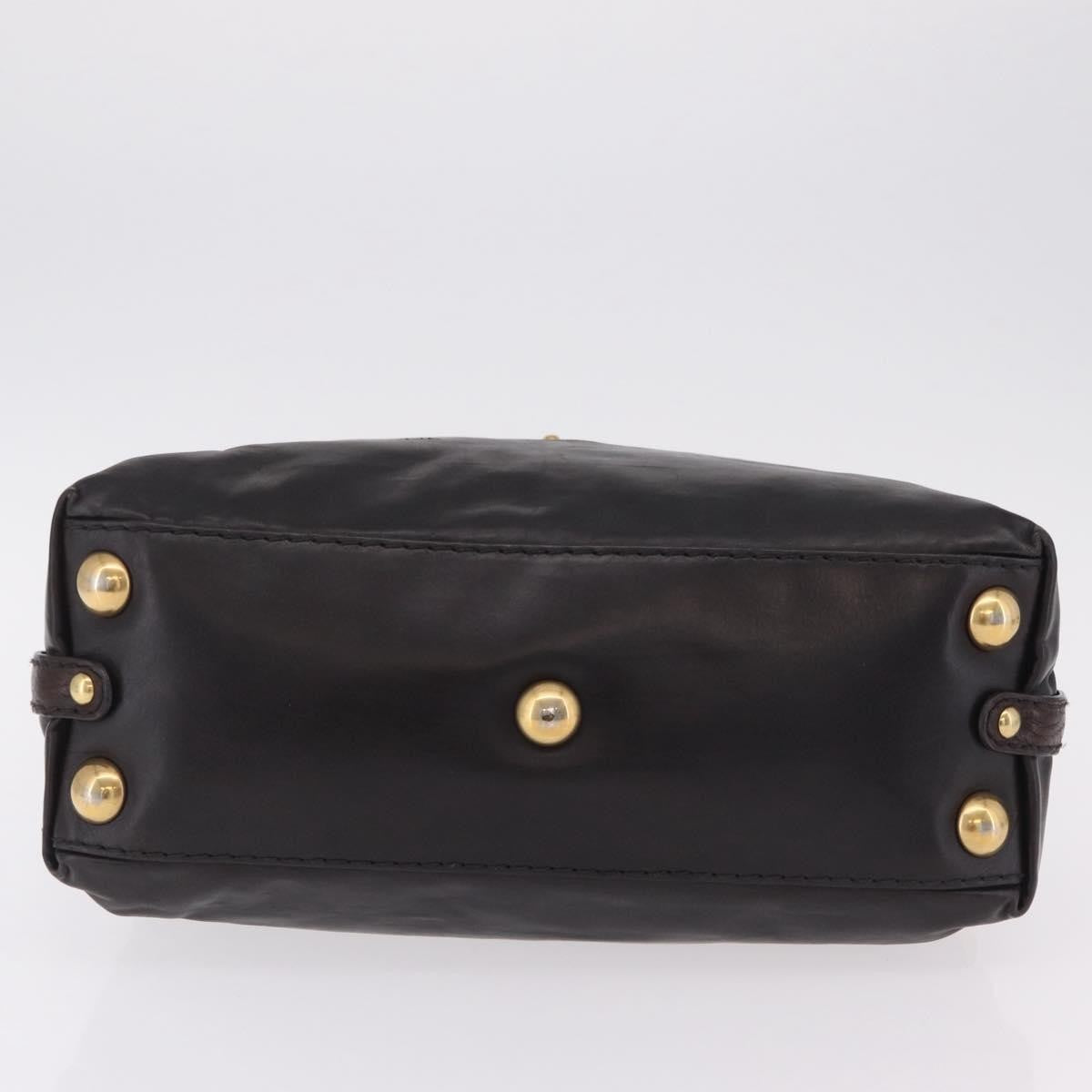 Gucci Babouska Heart Dome Satchel Leather, Black, Leather, Handbag