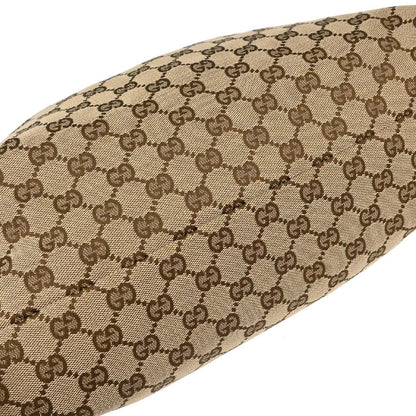 Gucci Horsebit Hobo GG Canvas, Beige, Canvas, Shoulder Bag