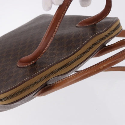 Celine Macadam Leather, Brown, PVC, Handbag