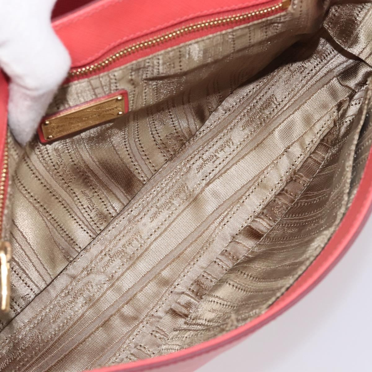 Salvatore Ferragamo Gancini Leather, Pink, Leather, Shoulder Bag