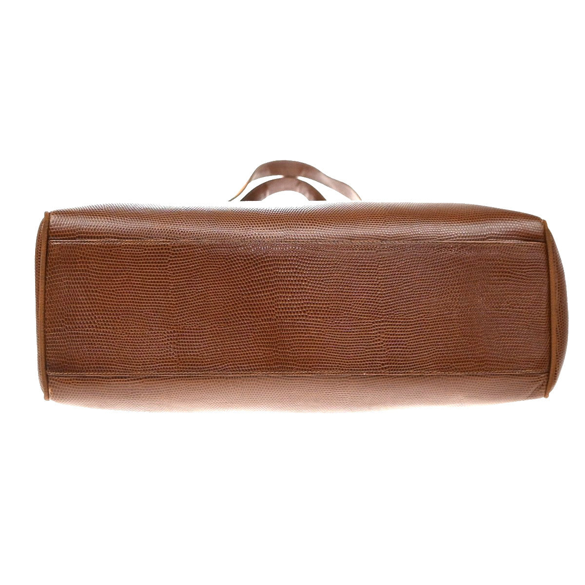 Salvatore Ferragamo Vala tote Embossed Leather, Brown, Leather, Tote Bag