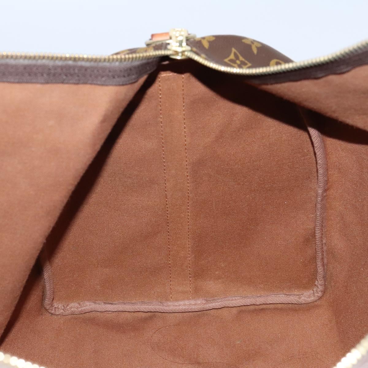 Louis Vuitton Keepall Bag Monogram Canvas, BROWN, CANVAS, Travel bag