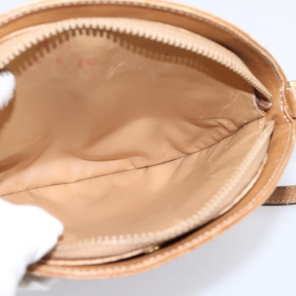 Celine Macadam Shoulder Canvas, Brown, Canvas, Crossbody Bag
