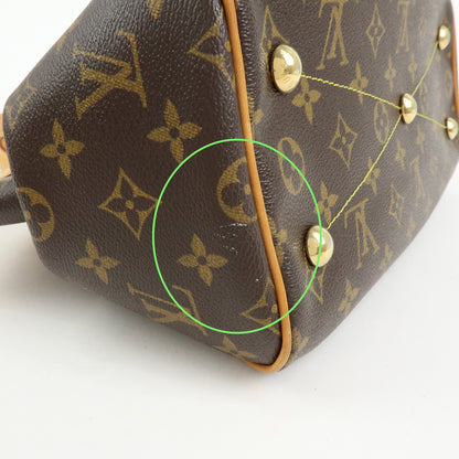 Louis Vuitton Tivoli Monogram Canvas, Brown, Canvas, Handbag