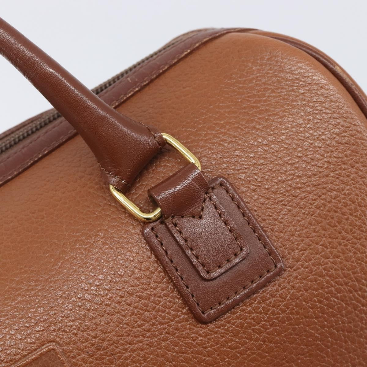 Burberry Vintage Boston Leather, Brown, Leather, Handbag