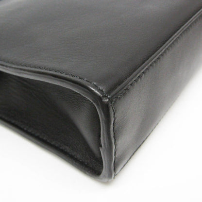 Fendi Convertible Document Holder Leather, Black, Leather, Briefcase