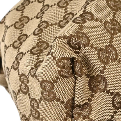 Gucci Horsebit Hobo GG Canvas, Beige, Canvas, Shoulder Bag