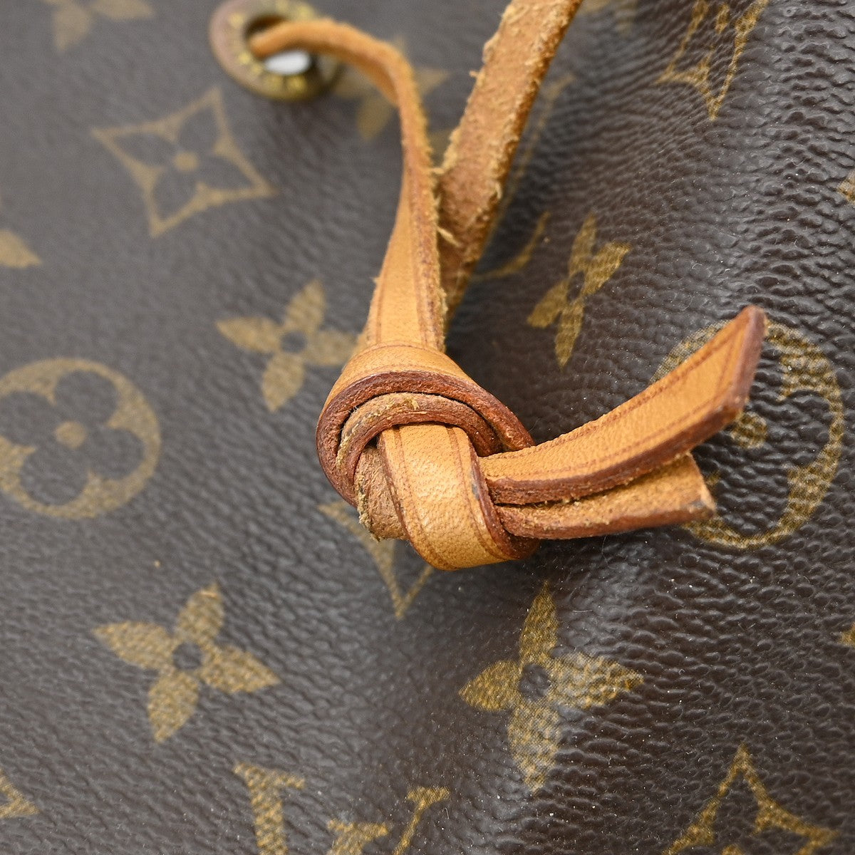 Louis Vuitton Vintage Montsouris Monogram Canvas, Brown, Canvas, Backpack
