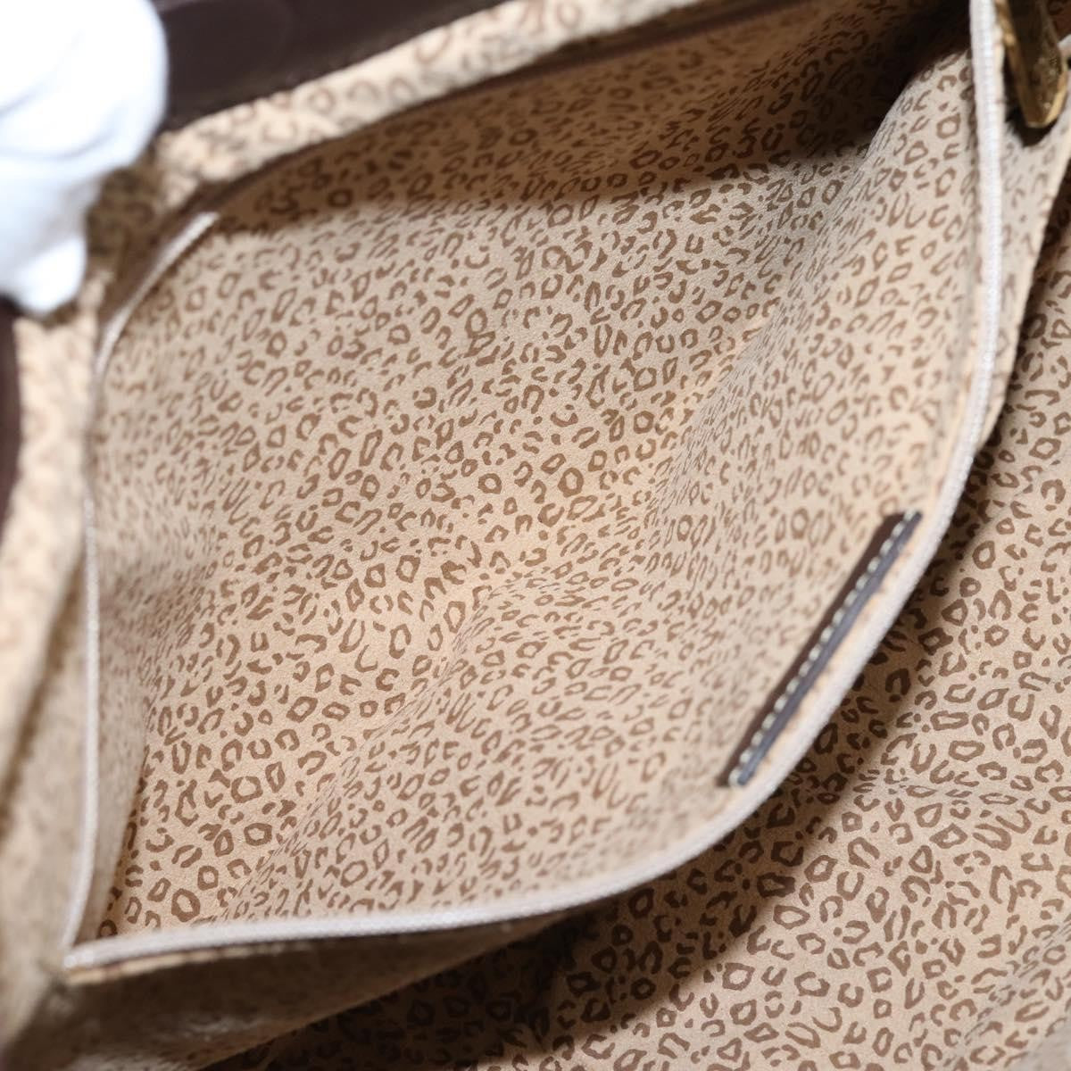 Cartier Panthère Shoulder Leather, Brown, Leather, Shoulder Bag