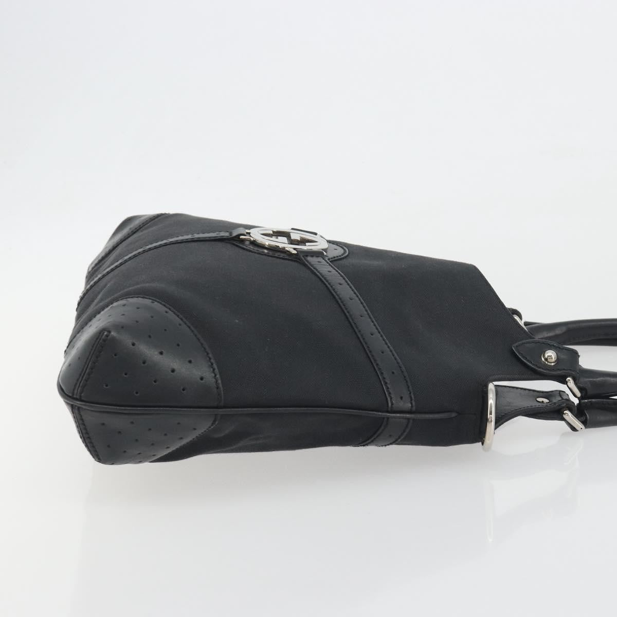 Gucci Reins Web Canvas, Black, Canvas, Shoulder Bag