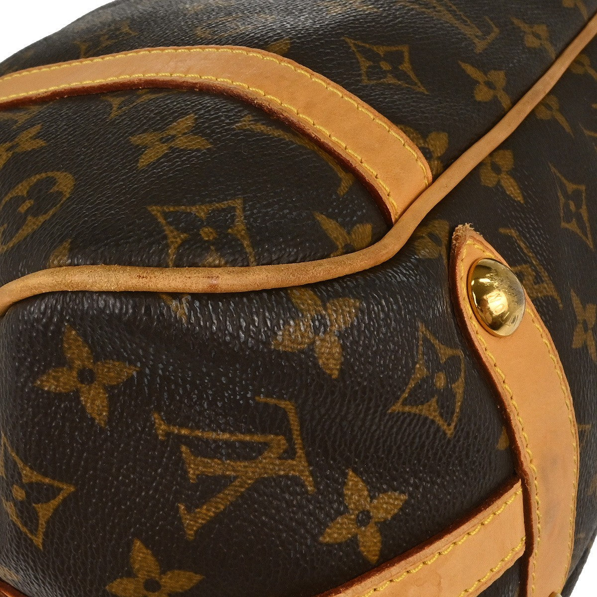 Louis Vuitton Stresa Monogram Canvas, Brown, Canvas, Handbag