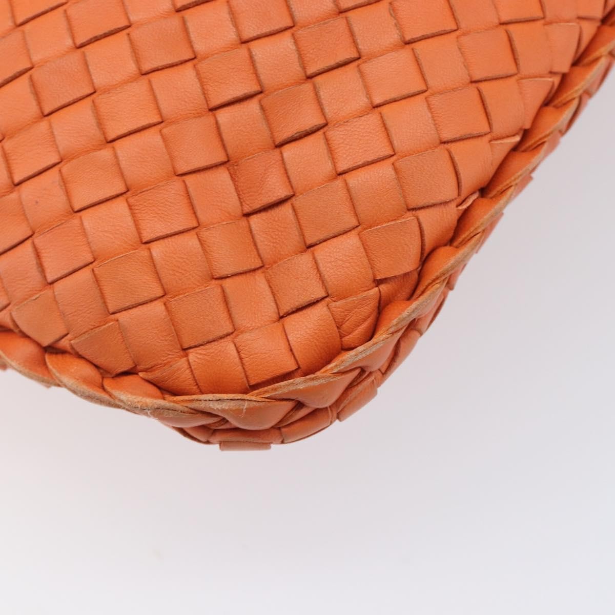 Bottega Veneta Veneta Hobo Intrecciato Nappa, Orange, Leather, Shoulder Bag