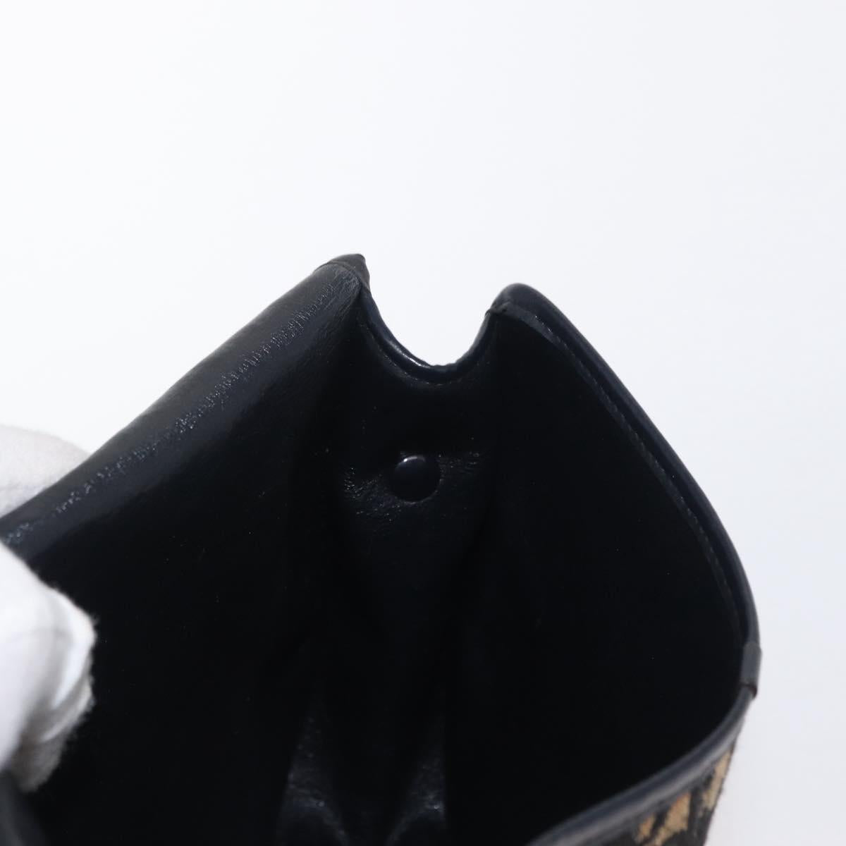 Christian Dior Vintage Trotter Shoulder Bag Canvas, NAVY, CANVAS, Shoulder bag