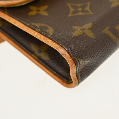 Louis Vuitton Florentine Waist Monogram Canvas, Brown, Canvas, Handbag