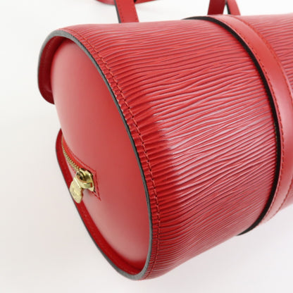 Louis Vuitton Soufflot Epi Leather, Red, Leather, Tote Bag