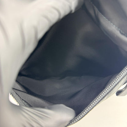Prada Double Buckle Tessuto, Black, Nylon, Backpack