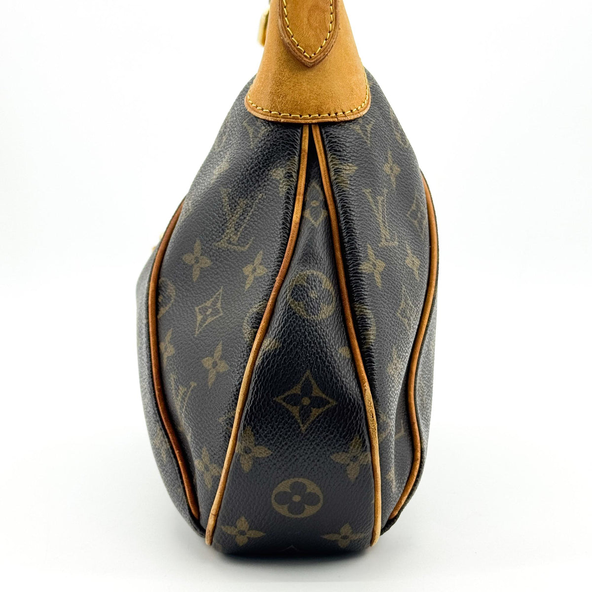 Louis Vuitton Thames Monogram Canvas, Brown, Canvas, Handbag