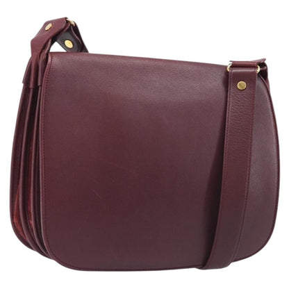 Cartier Must De Cartier Leather, Burgundy, Leather, Shoulder Bag