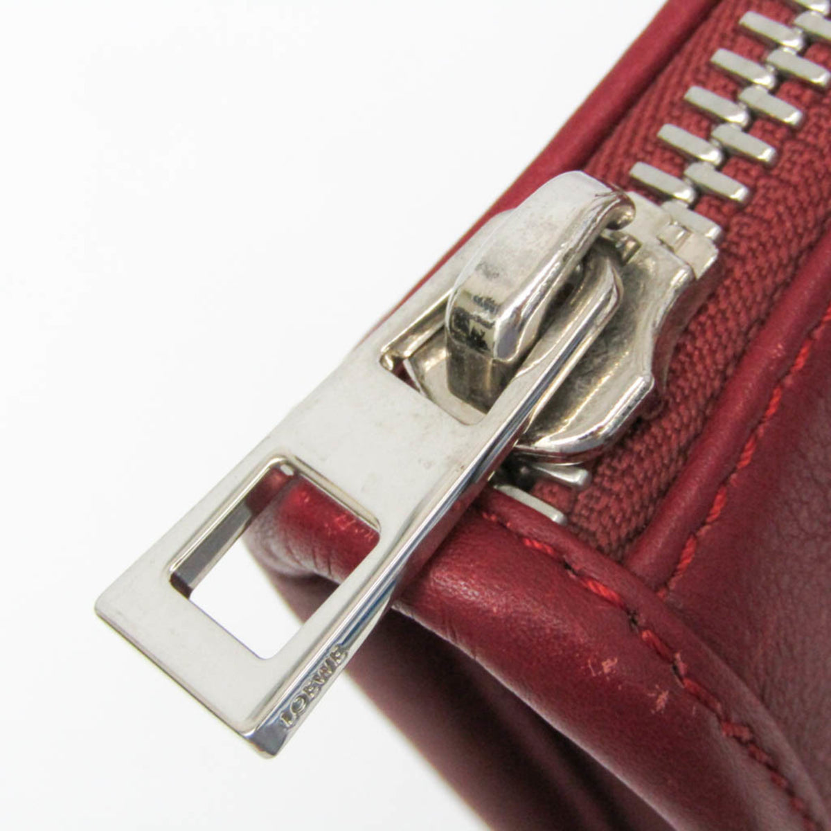 Loewe Toledo Leather, Red, Leather, Briefcase