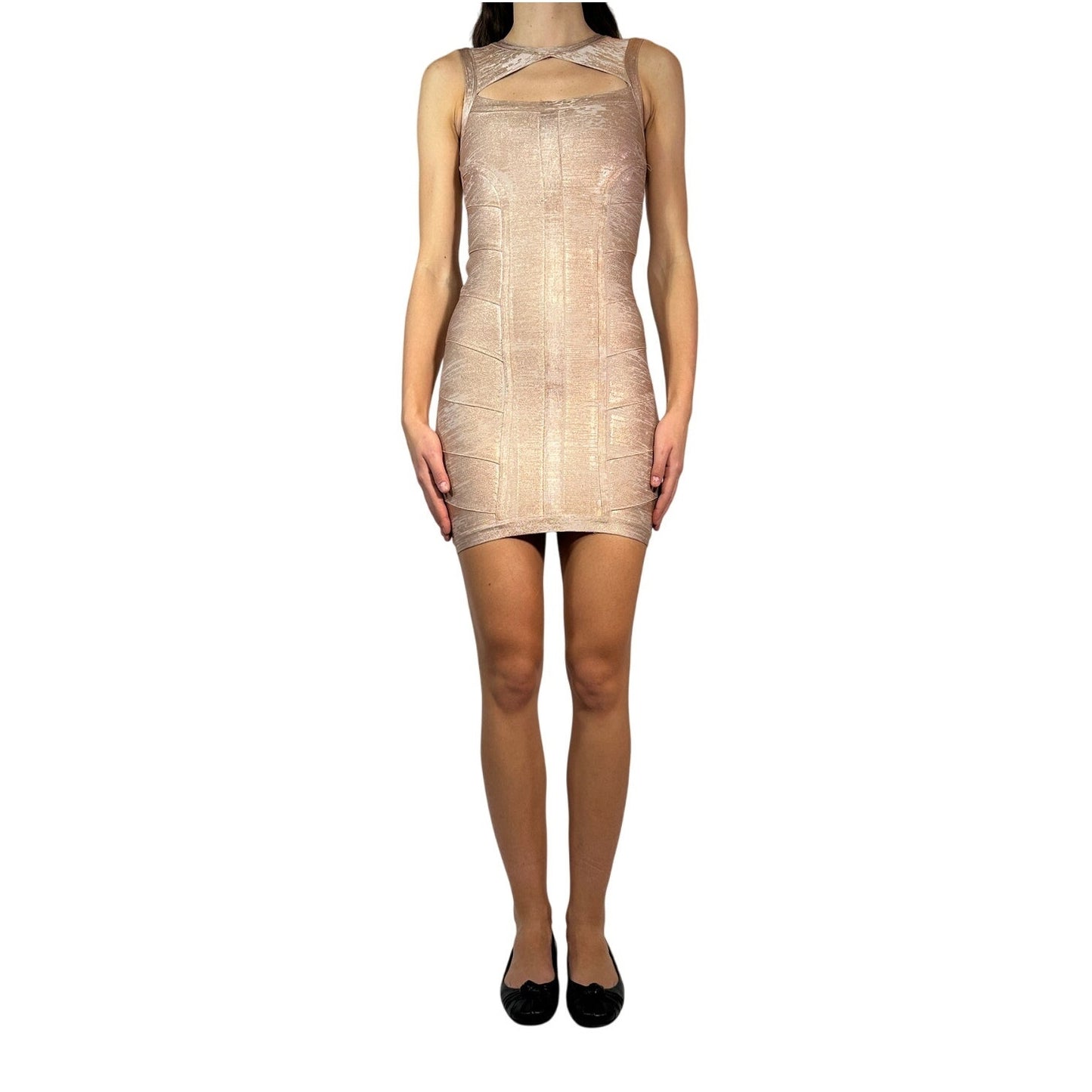 CORIZZI Cutout Bandage Dress Stretch