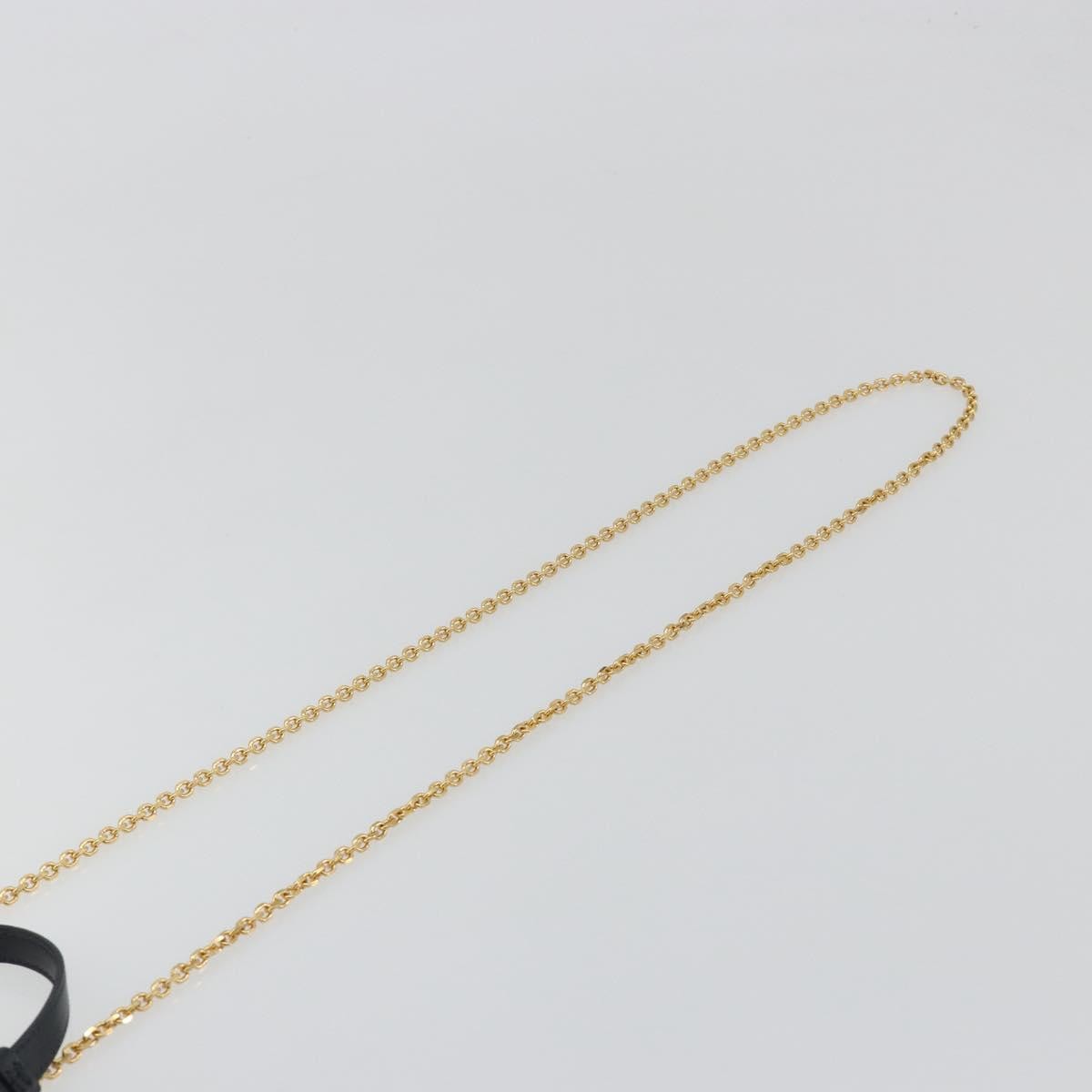 Christian Dior 30 Montaigne Phone Holder on Chain Oblique Canvas, Navy, Canvas, Clutch