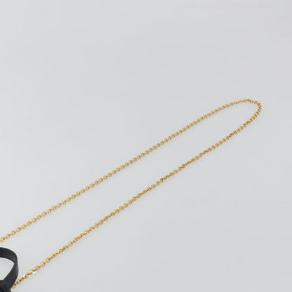 Christian Dior 30 Montaigne Phone Holder on Chain Oblique Canvas, Navy, Canvas, Clutch